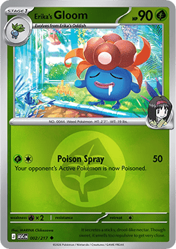 Erika's Gloom 002 — Ascended Heroes: Additionals (English Pokémon TCG card)