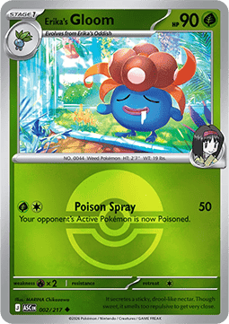 Erika's Gloom 002 — Ascended Heroes: Additionals (English Pokémon TCG card)