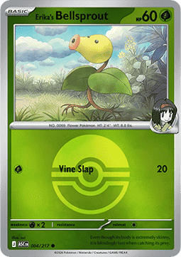 Erika's Bellsprout 004 — Ascended Heroes: Additionals (English Pokémon TCG card)
