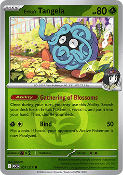 Erika's Tangela 007 — Ascended Heroes: Additionals (English Pokémon TCG card)