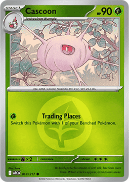 Cascoon 014 — Ascended Heroes: Additionals (English Pokémon TCG card)