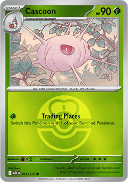 Cascoon 014 — Ascended Heroes: Additionals (English Pokémon TCG card)