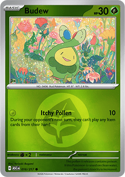 Budew 016 — Ascended Heroes: Additionals (English Pokémon TCG card)