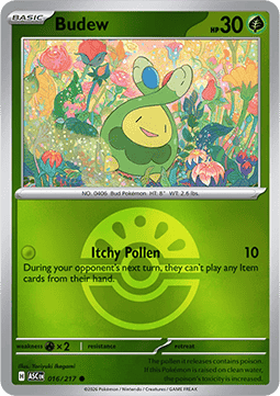 Budew 016 — Ascended Heroes: Additionals (English Pokémon TCG card)