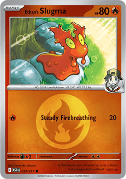 Ethan's Slugma 023 — Ascended Heroes: Additionals (English Pokémon TCG card)