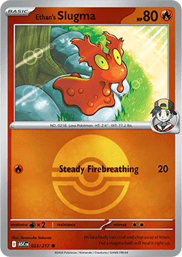 Ethan's Slugma 023 — Ascended Heroes: Additionals (English Pokémon TCG card)
