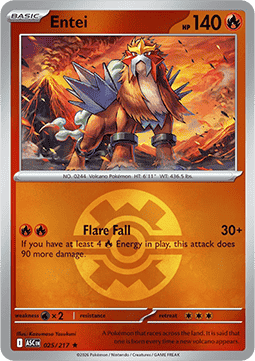 Entei 025 — Ascended Heroes: Additionals (English Pokémon TCG card)