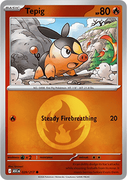 Tepig 029 — Ascended Heroes: Additionals (English Pokémon TCG card)