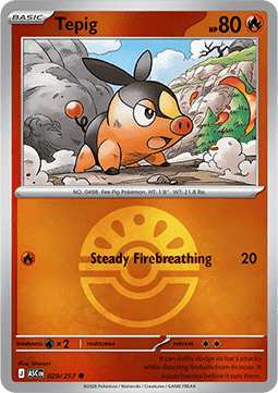 Tepig 029 — Ascended Heroes: Additionals (English Pokémon TCG card)