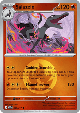 Salazzle 035 — Ascended Heroes: Additionals (English Pokémon TCG card)
