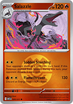Salazzle 035 — Ascended Heroes: Additionals (English Pokémon TCG card)
