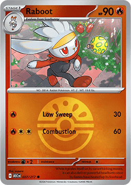 Raboot 037 — Ascended Heroes: Additionals (English Pokémon TCG card)