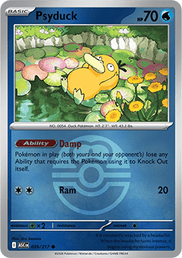 Psyduck 039 — Ascended Heroes: Additionals (English Pokémon TCG card)