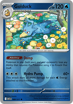 Golduck 040 — Ascended Heroes: Additionals (English Pokémon TCG card)
