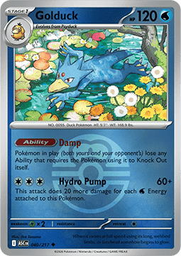 Golduck 040 — Ascended Heroes: Additionals (English Pokémon TCG card)