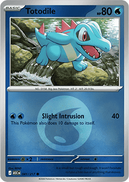 Totodile 041 — Ascended Heroes: Additionals (English Pokémon TCG card)