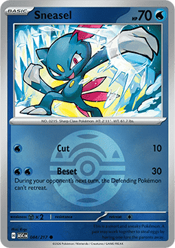 Sneasel 044 — Ascended Heroes: Additionals (English Pokémon TCG card)