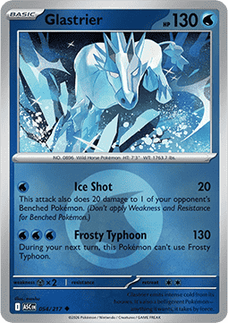 Glastrier 054 — Ascended Heroes: Additionals (English Pokémon TCG card)