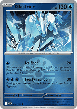 Glastrier 054 — Ascended Heroes: Additionals (English Pokémon TCG card)