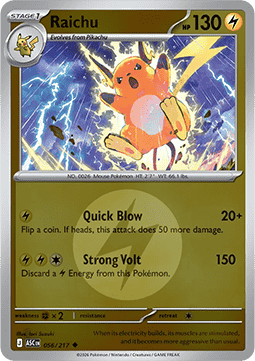 Raichu 056 — Ascended Heroes: Additionals (English Pokémon TCG card)