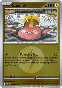 Stunfisk 062 — Ascended Heroes: Additionals (English Pokémon TCG card)