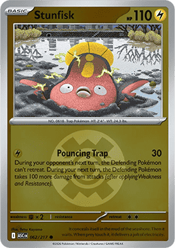 Stunfisk 062 — Ascended Heroes: Additionals (English Pokémon TCG card)
