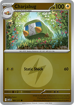 Charjabug 065 — Ascended Heroes: Additionals (English Pokémon TCG card)