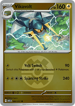 Vikavolt 066 — Ascended Heroes: Additionals (English Pokémon TCG card)
