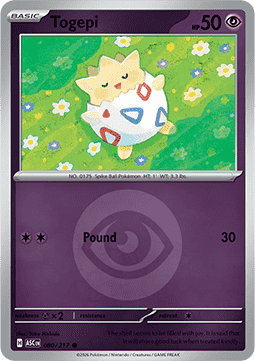 Togepi 080 — Ascended Heroes: Additionals (English Pokémon TCG card)