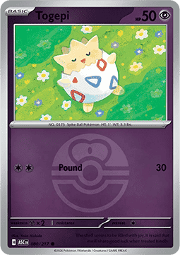 Togepi 080 — Ascended Heroes: Additionals (English Pokémon TCG card)