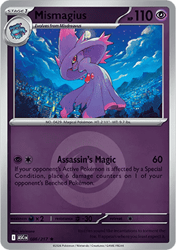 Mismagius 086 — Ascended Heroes: Additionals (English Pokémon TCG card)