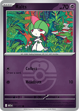 Ralts 087 — Ascended Heroes: Additionals (English Pokémon TCG card)