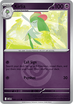 Kirlia 088 — Ascended Heroes: Additionals (English Pokémon TCG card)