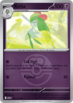 Kirlia 088 — Ascended Heroes: Additionals (English Pokémon TCG card)