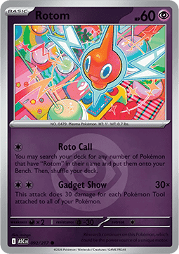 Rotom 092 — Ascended Heroes: Additionals (English Pokémon TCG card)