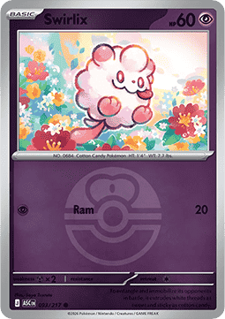 Swirlix 093 — Ascended Heroes: Additionals (English Pokémon TCG card)