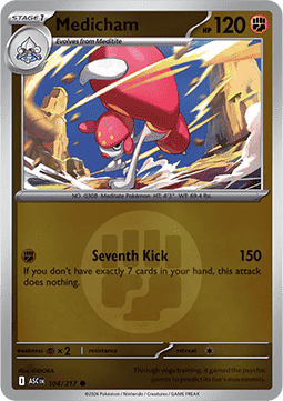 Medicham 104 — Ascended Heroes: Additionals (English Pokémon TCG card)