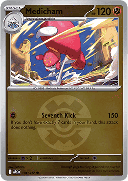 Medicham 104 — Ascended Heroes: Additionals (English Pokémon TCG card)