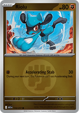 Riolu 112 — Ascended Heroes: Additionals (English Pokémon TCG card)