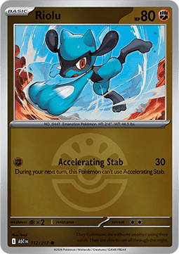 Riolu 112 — Ascended Heroes: Additionals (English Pokémon TCG card)