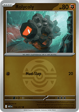 Rolycoly 118 — Ascended Heroes: Additionals (English Pokémon TCG card)