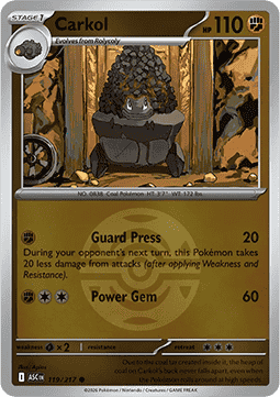 Carkol 119 — Ascended Heroes: Additionals (English Pokémon TCG card)