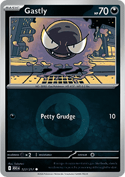 Gastly 123 — Ascended Heroes: Additionals (English Pokémon TCG card)