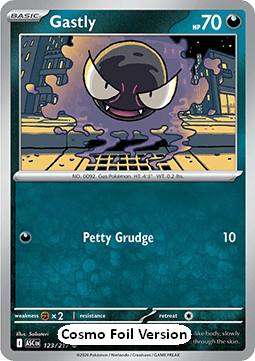 Gastly 123 — Ascended Heroes: Additionals (English Pokémon TCG card)