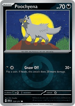 Poochyena 128 — Ascended Heroes: Additionals (English Pokémon TCG card)