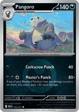 Pangoro 140 — Ascended Heroes: Additionals (English Pokémon TCG card)