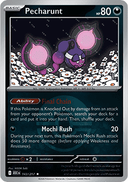 Pecharunt 143 — Ascended Heroes: Additionals (English Pokémon TCG card)