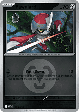 Pawniard 146 — Ascended Heroes: Additionals (English Pokémon TCG card)