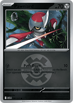 Pawniard 146 — Ascended Heroes: Additionals (English Pokémon TCG card)