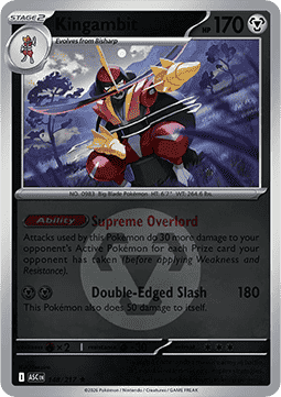 Kingambit 148 — Ascended Heroes: Additionals (English Pokémon TCG card)